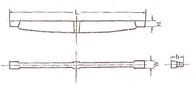 棒ロストル 寸法図