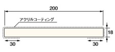 三方枠ムクタイプ＜厚み18mm＞