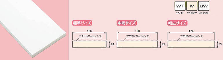 三方枠ムクタイプ（竪枠・上枠）