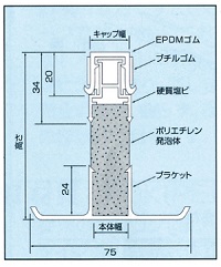 エキスパンタイ TE型 断面図