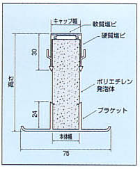 グレーエキスパンタイ TJ型 断面図