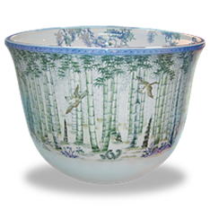 磁器風呂 竹林