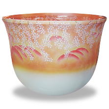 磁器風呂 枝垂桜